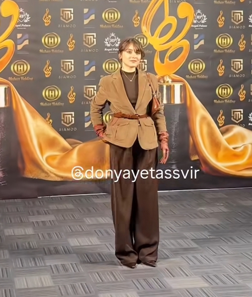 فاطمه مسعودی‌فر در جشن حافظ ۱۴۰۴