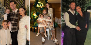 ستاره‌های فوتبال با استایل‌های کریسمسی در کنار خانواده‌هایشان جلب توجه کردند