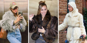 کت‌های خزدار بر تن سلبریتی‌ها؛ ترند گرم امسال را چگونه به تن کنیم؟