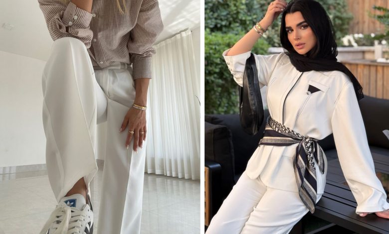 راهنمای ست کردن شلوار سفید؛ آیتمی کاربردی که باید در کمد لباستان باشد