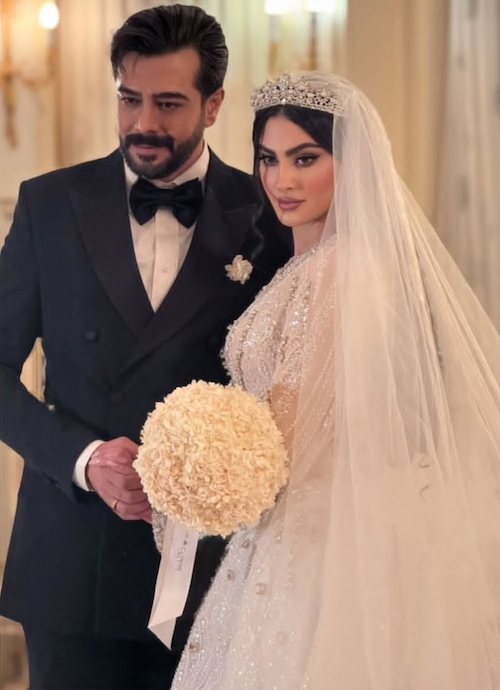 لباس عروس مریم مومن