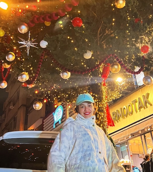 مهتاب ثروتی در کریسمس