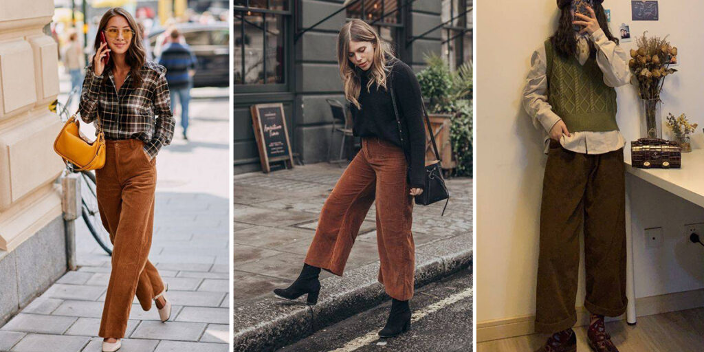 استایل زمستانی با شلوار مخمل