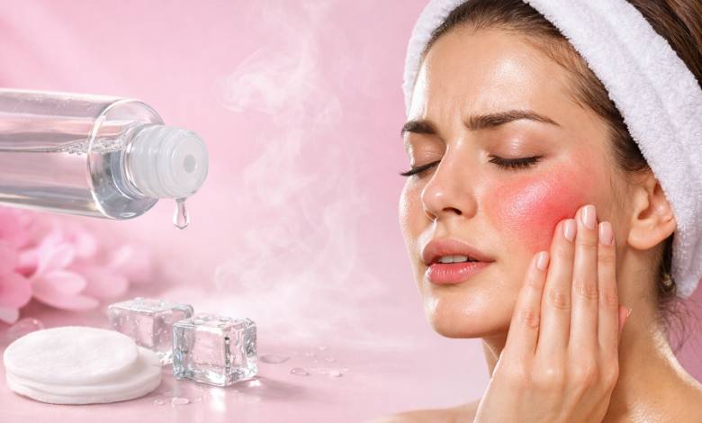 علت‌های سوزش صورت بعد از استفاده از تونر که باید بدانید