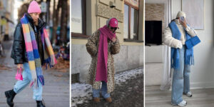 ۸ ایده ست کردن بیگ اسکارف در زمستان که شما را به شیک‌ترین بانوی این فصل تبدیل می‌کند