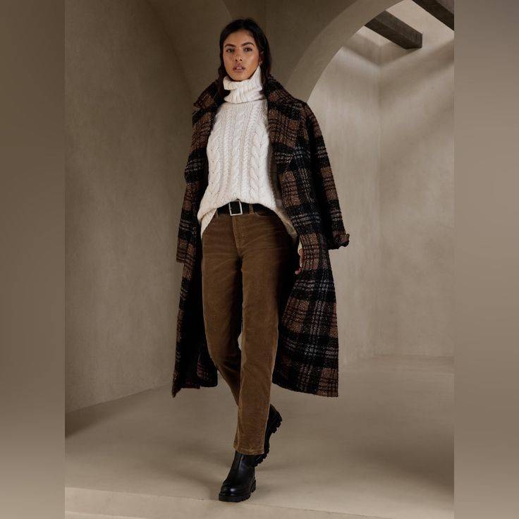 استایل زمستانی با شلوار مخمل