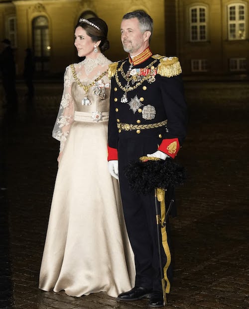 ملکه مری دانمارک در مهمانی سال نو