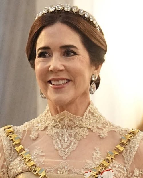 ملکه مری دانمارک در مهمانی سال نو