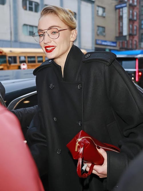 استایل زمستانی سوفی ترنر