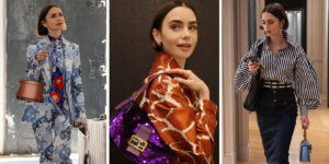 امیلی در پاریس و تکمیل جذابیت استایل با کیف‌های رنگارنگ