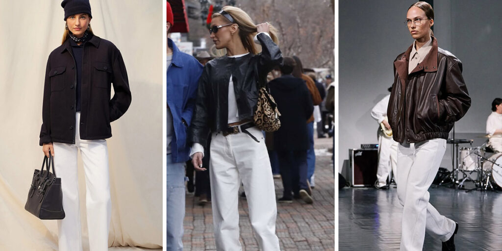 شلوار جین سفید؛ آیتمی که به شیک بودن آن بی‌توجه هستید!