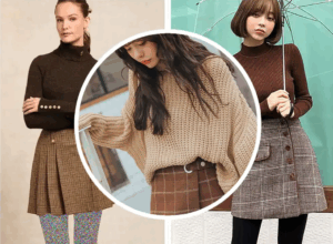 دامن‌های کوتاه چهارخانه را چگونه ست کنیم که پینترستی و شیک باشیم؟