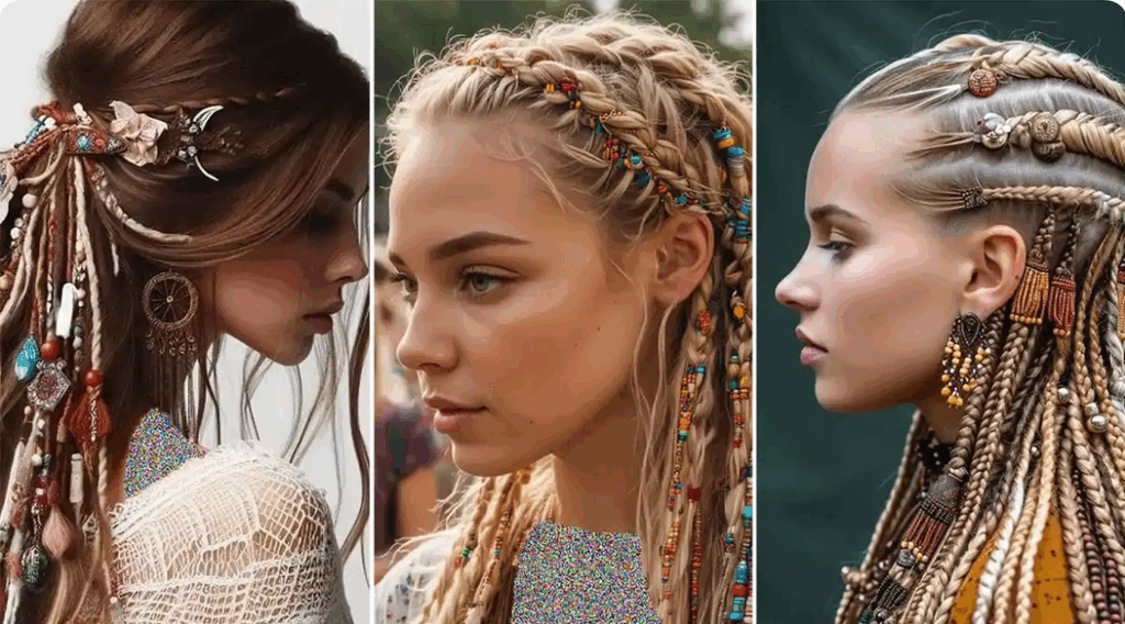 13 مدل بافت مو با مهره برای آن‌هایی که می‌خواهند خاص و منحصر به فرد باشند