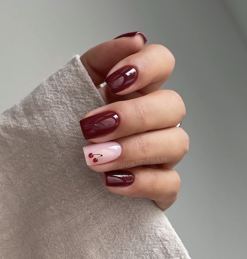 طرح ناخن‌های ساده و رنگی