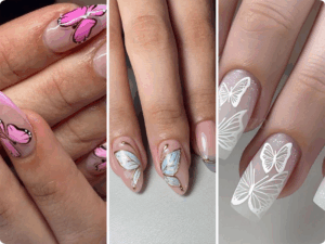 12 ایده طراحی ناخن پروانه‌ای؛ اگر خاص بودن را دوست دارید این مدل‌ها مناسب شماست