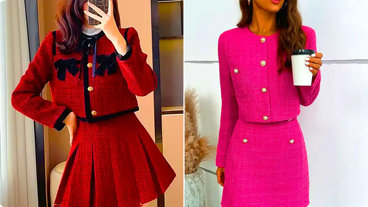 ست کت دامن زنانه شیک کره ای؛ 15 مدلی که نمی‌توانید از آن‌ها چشم بردارید