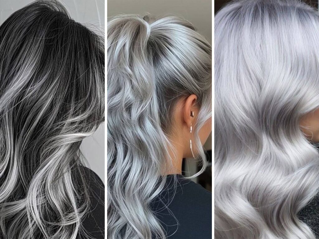 طلایی و قرمز را بیخیال شوید، امسال هایلایت نقره‌ای را دریابید؛ ۱۴ ایده برای داشتن هایلایت نقره‌ای جذاب