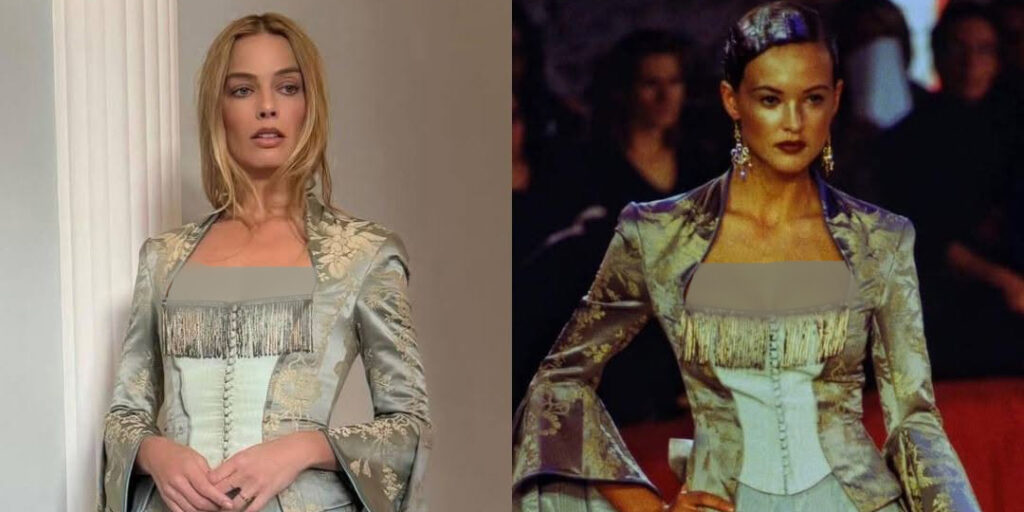 لباسی از ۲۹ سال پیش که همه نگاه‌ها را به مارگو رابی دوخت