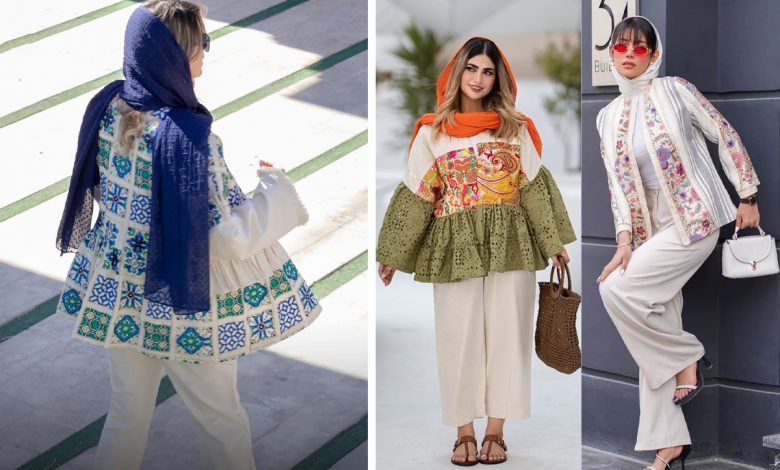 18 مدل مانتوی سوزندوزی برای عید 1405؛ با این مدلها چشم فامیل را کور کنید!