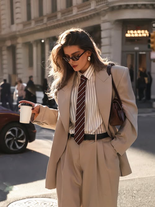 استایل زمستانی با چرم