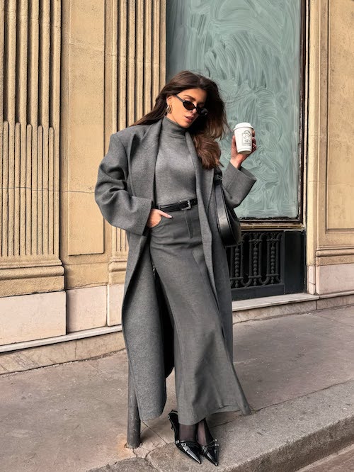 استایل زمستانی با چرم