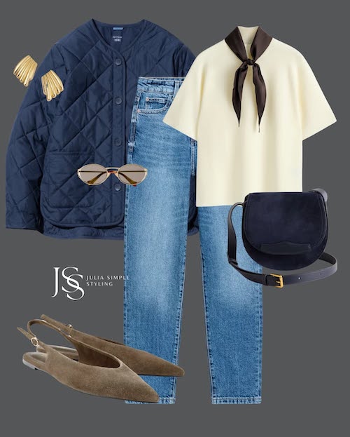 ترکیب رنگ آبی و کرمی