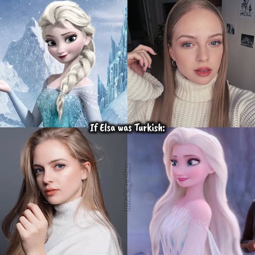 بازیگران ترک و پرنسسهای دیزنی