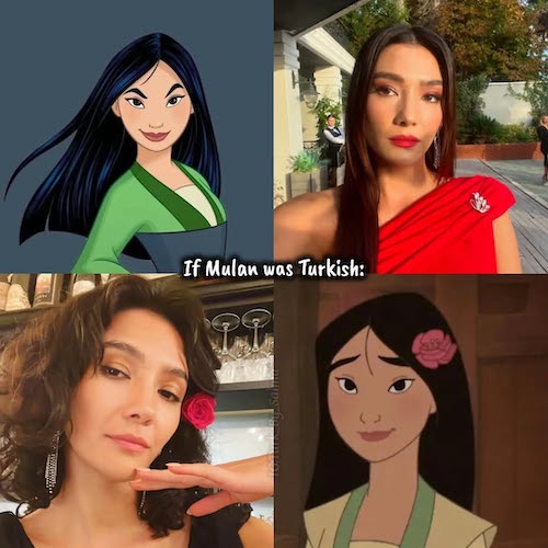 بازیگران ترک و پرنسسهای دیزنی