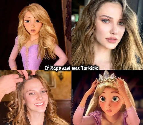 بازیگران ترک و پرنسسهای دیزنی
