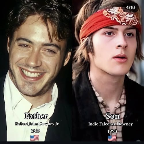 پدران معروف و پسرانشان