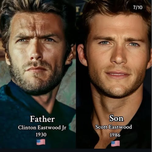 پدران معروف و پسرانشان