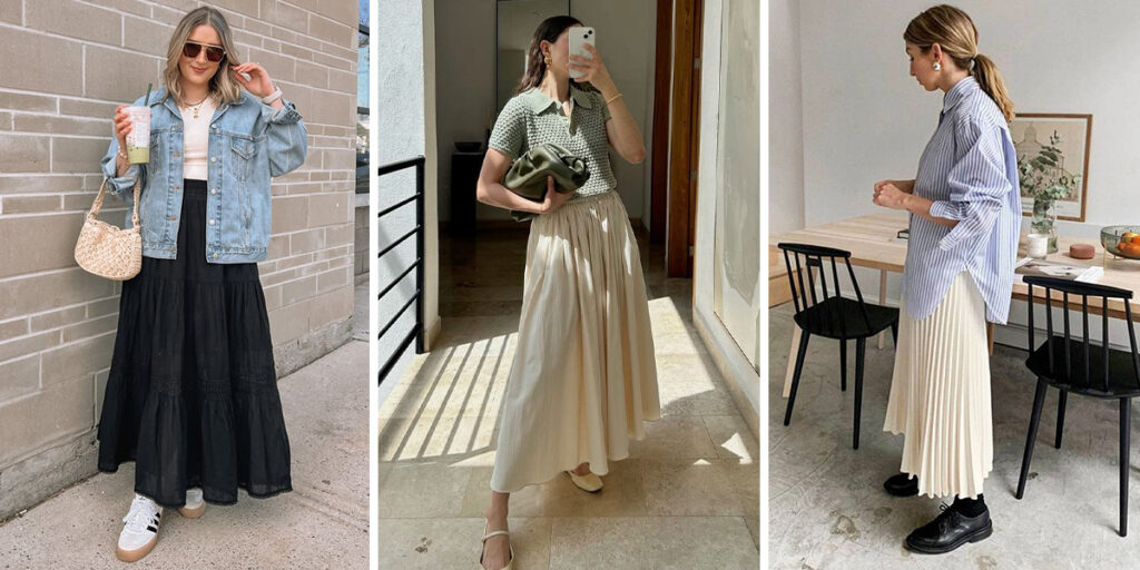 ۱۰ ایده استایل بهاری با دامن؛ بهار بازم بیا عشقو بیارش!