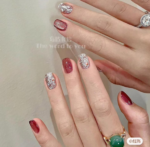 دیزاین ناخن شاین