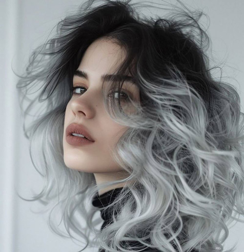 رنگ‌مو نقره ای خاص