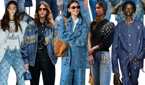 فکرش را هم نمی‌کردید جین‌های نگین‌دار تا این حد شیک و جذاب باشند!