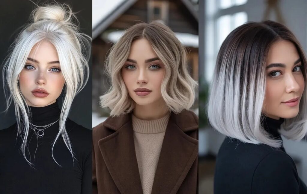 جدیدترین ترکیب رنگ‌های موی یخی که برای سال جدید باید به سراغشان بروید