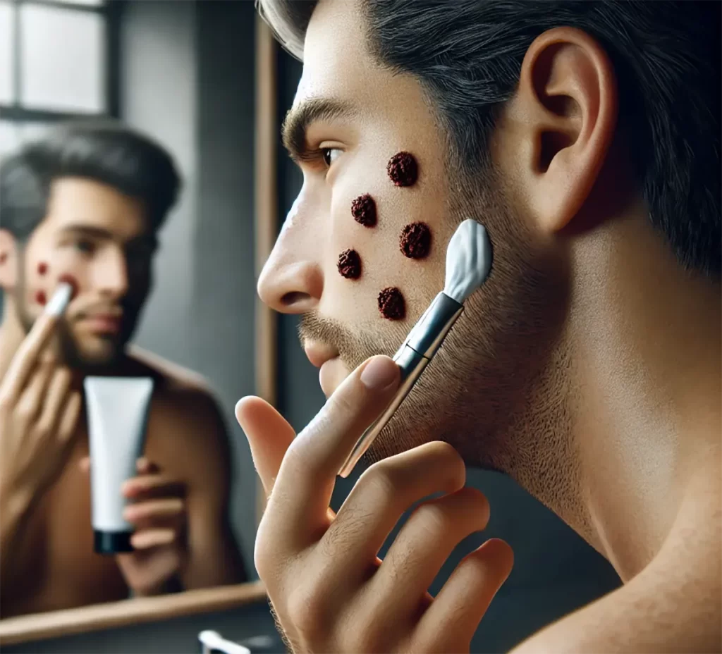 پماد زینک برای لک صورت