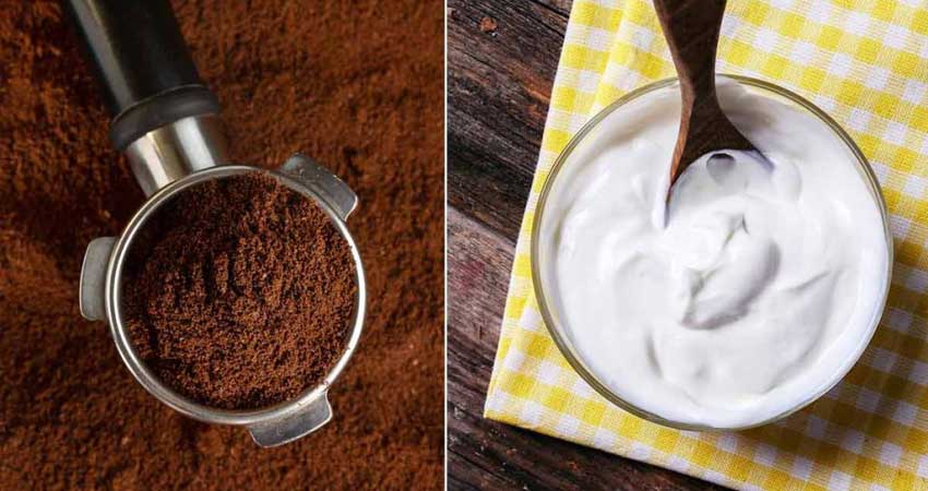رنگ مو با ماست و قهوه