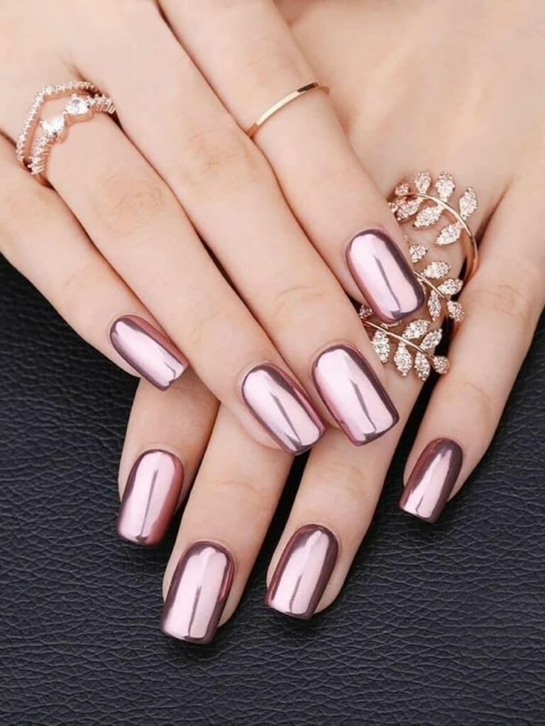 طرح ناخن کرومی