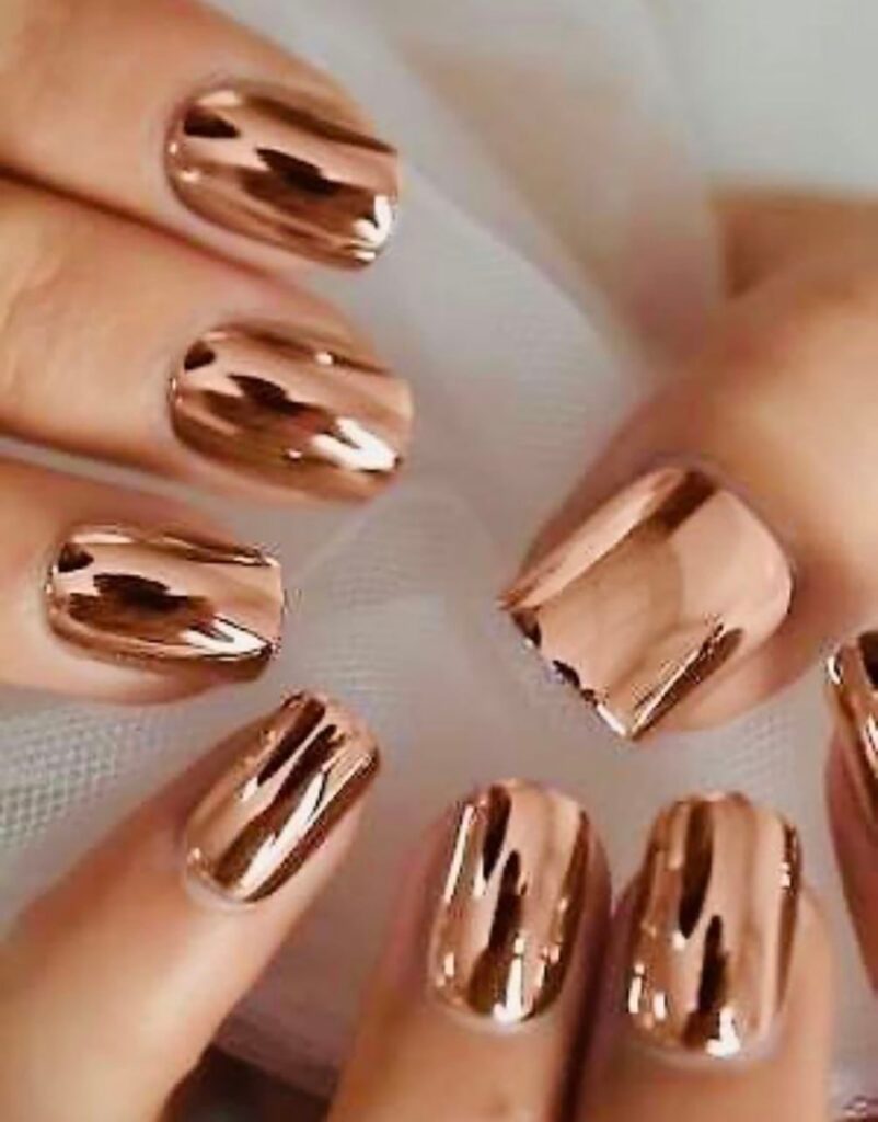 طرح ناخن کرومی