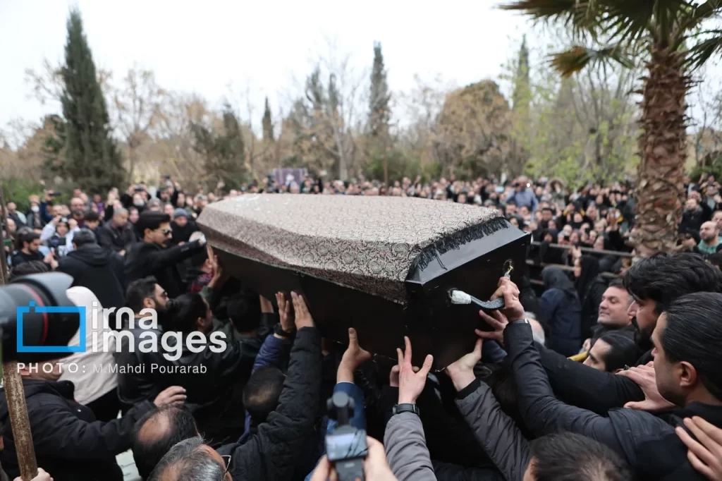 مراسم ترحیم حمید هیراد