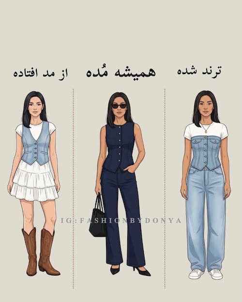 ترندها و دمدههای دنیای مد