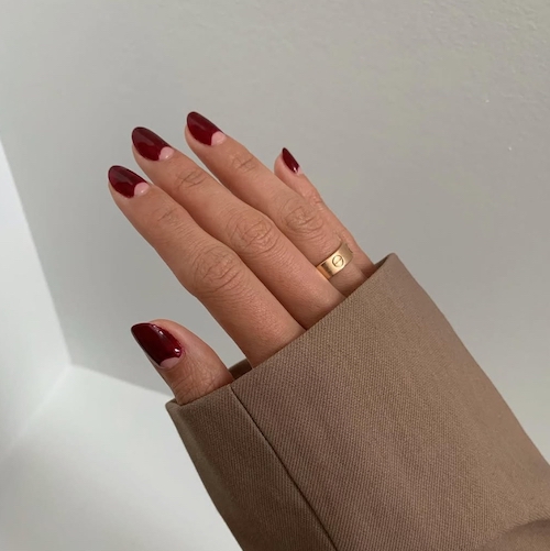 طراحی ناخن هلال ماه