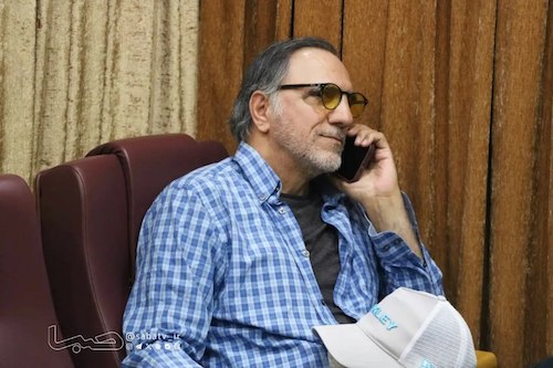 بازیگران در مراسم ترحیم بهروز رضوی
