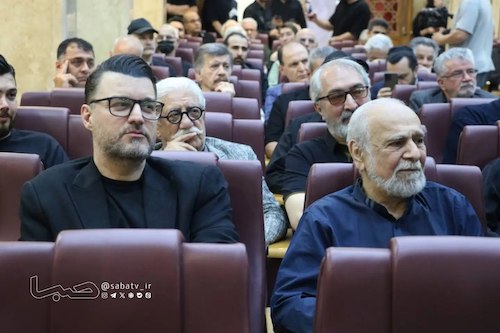 بازیگران در مراسم ترحیم بهروز رضوی