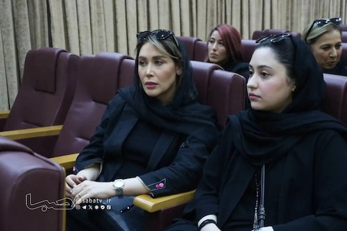 بازیگران در مراسم ترحیم بهروز رضوی