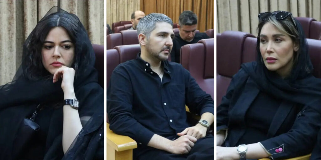 بازیگران ایرانی مشکی‌پوش شدند؛ نگاهی به تصاویری از یک مراسم ختم با حضور بازیگران ایرانی
