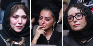 سلبریتی‌ها در مراسم یادبود اکبر عبدی؛ استایل مشکی هم می‌تواند متنوع باشد