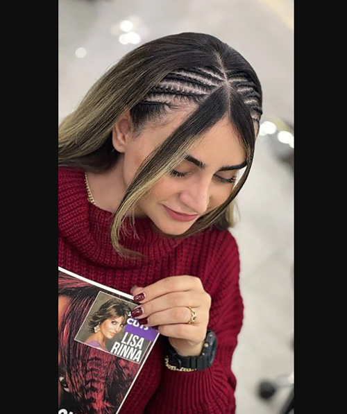 مدل بافت روی سر