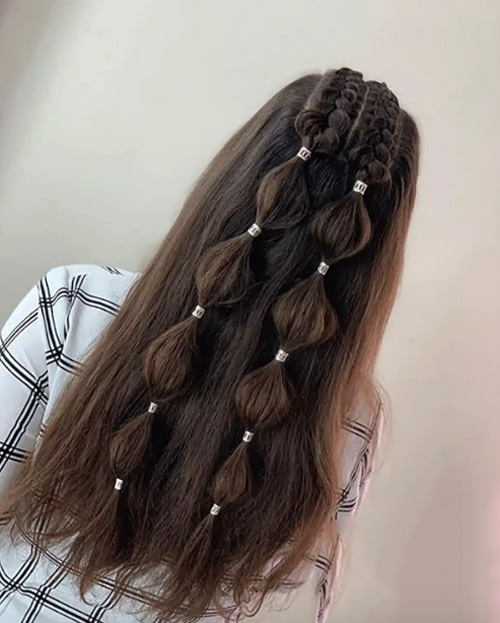 مدل بافت روی سر